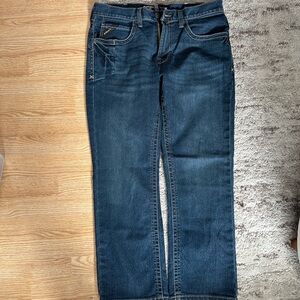 Ariat Men's Rebar M4 Relaxed Boot Dark Blue Relaxed Jeans